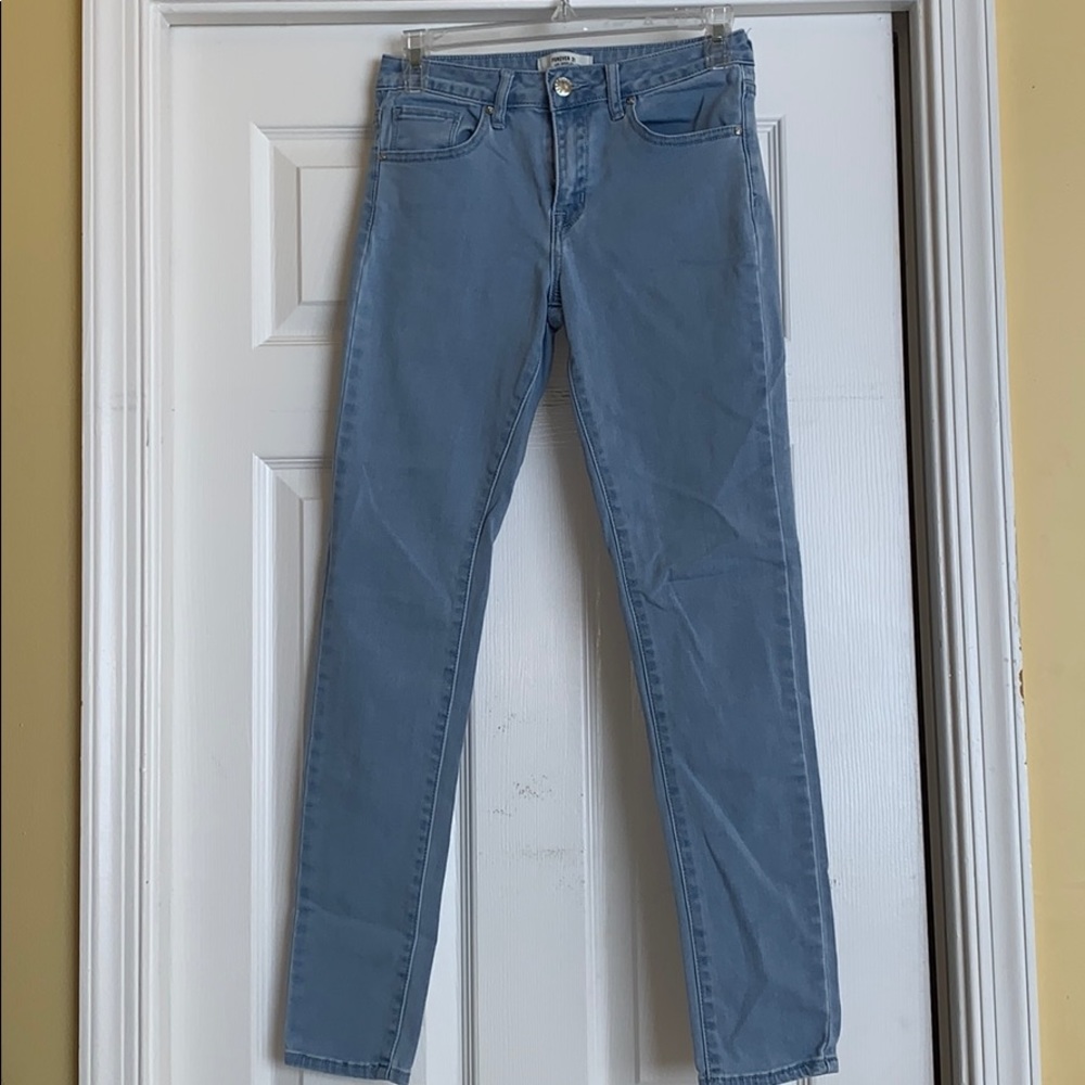 Forever 21 light blue stretchy jeans SZ 26